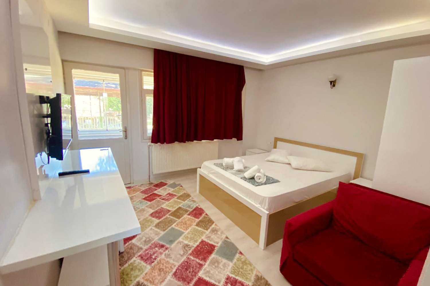 Double Yataklı Odalar | Bigadiç Hisarköy Termal Otel